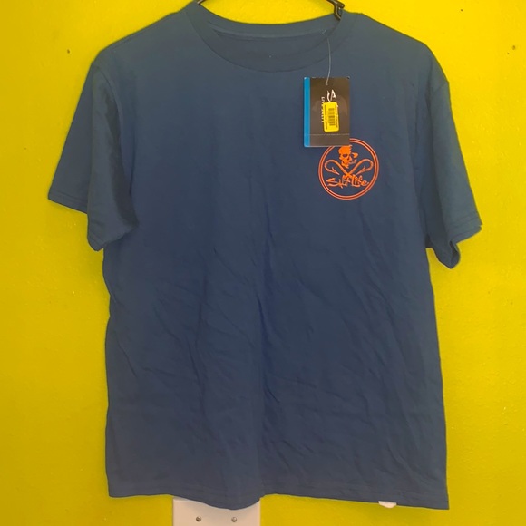 SALT LIFE Blue & Orange Youth Shirt NWT - Picture 2 of 4